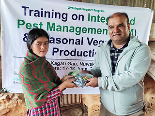 Training Report, Kagati Gau, Nuwakot