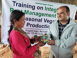 Training Report, Kagati Gau, Nuwakot