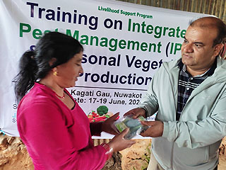 Training Report, Kagati Gau, Nuwakot