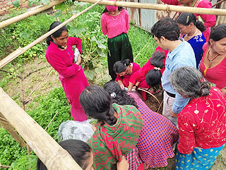 Training Report, Kagati Gau, Nuwakot