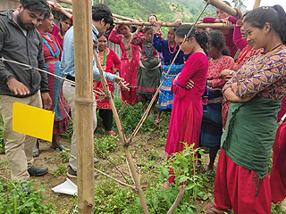 Training Report, Kagati Gau, Nuwakot