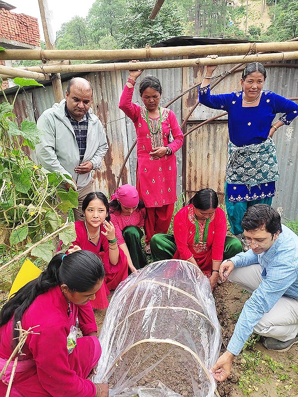 Training Report, Kagati Gau, Nuwakot