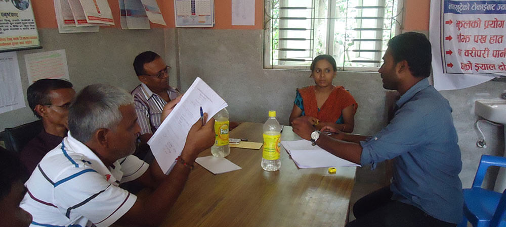 During assisment of Gap Identification and Health Insurance project at Dhanusha’s PHCs